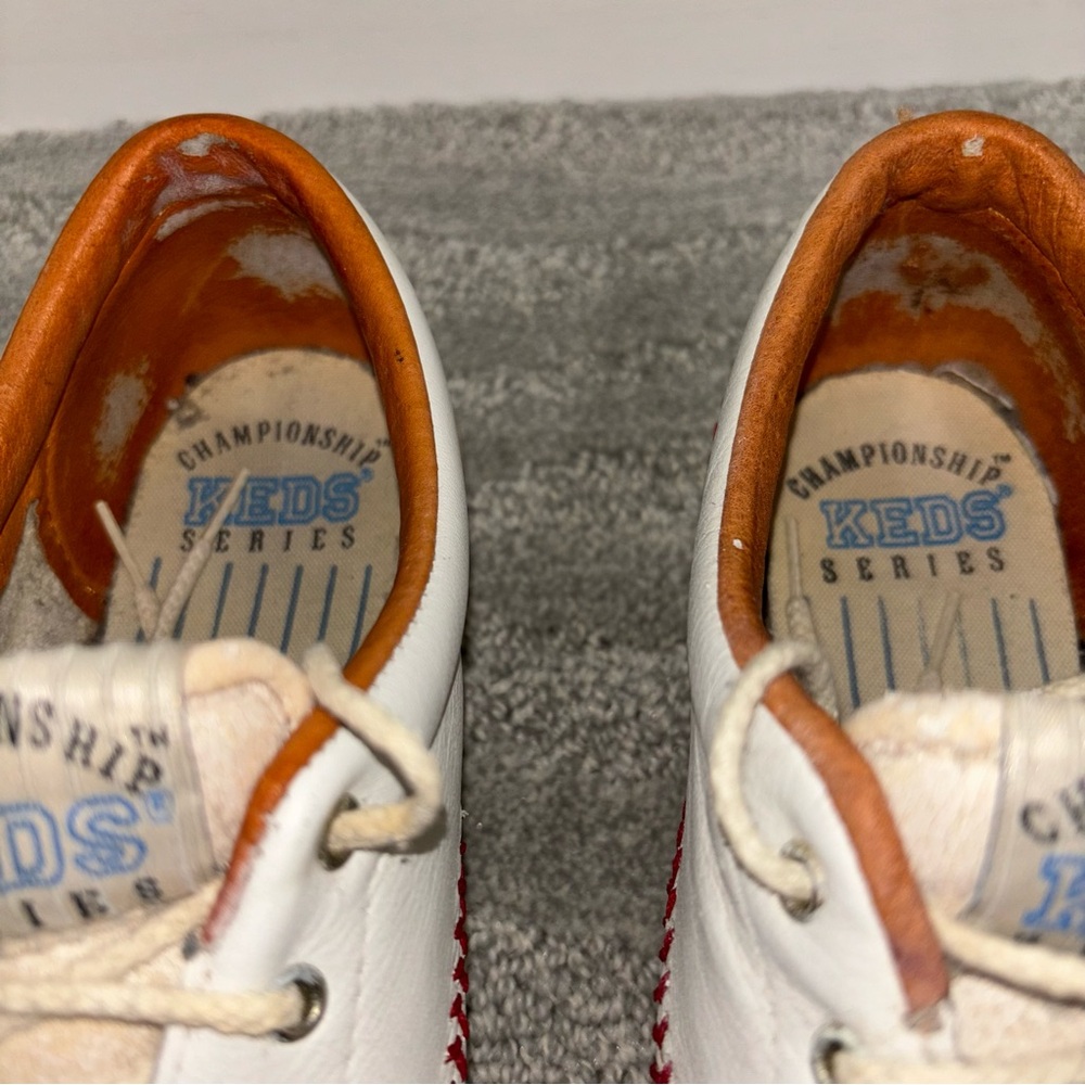Vintage 1992 Keds Women’s Championship Series Baseball Sneakers White Size 8 - Picture 4 of 7